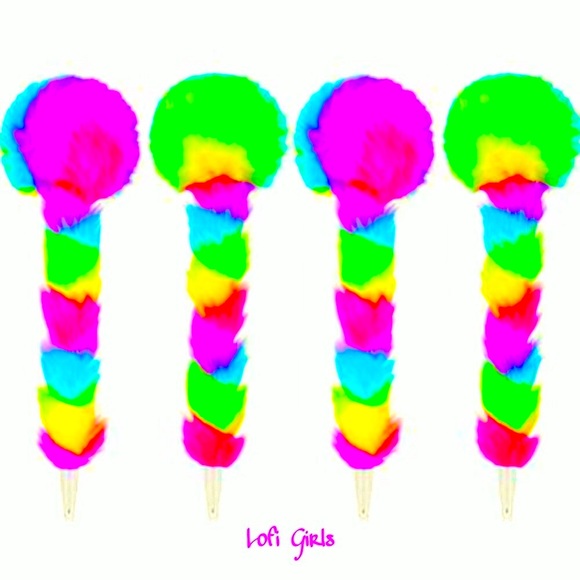 Unicorn Rainbow Cotton Candy Pen - Picture 2 of 6